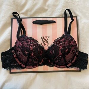 Pink Lace Dream Angels Push Up Bra - Victoria's Secret
